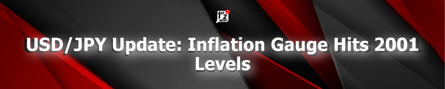 USD/JPY Update: Inflation Gauge Hits 2001 Levels